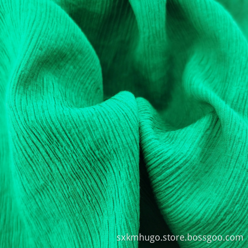 Double Crepe Satin Pleated Chiffon Crinkle Seersucker Fabric